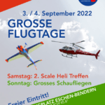 Information zum Event der Modellfluggruppe Liechtenstein im September 2022