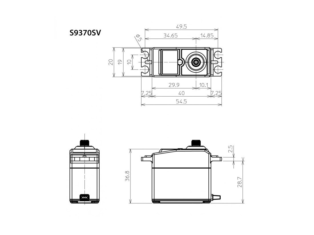 Digital-Servo S9470SV – S.BUS, HV, MG – Futaba, 13.8kg/cm – Hebu Shop