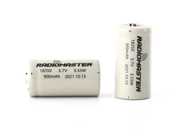 RadioMaster Akku Li-ion 18350 - 3.7V 900mAh - 2 Stück