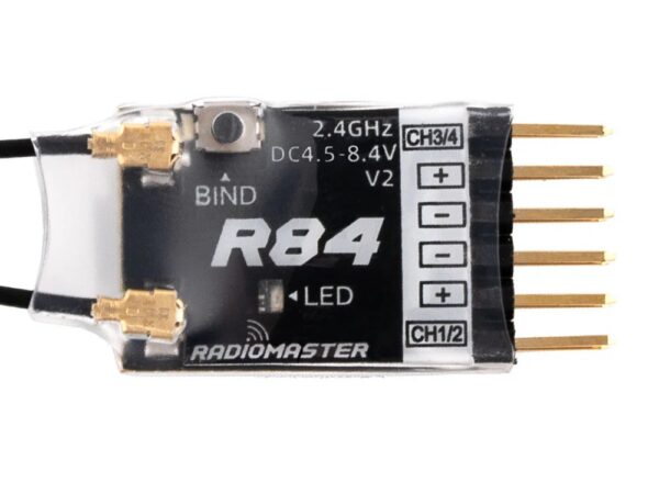 RadioMaster Empfänger R84 V2 - Frsky D8 - D16 - Futaba SFHSS – Bild 2