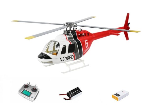 FLY WING Bell-206 V4 - Smart Scale Helikopter - GPS RTF-Set