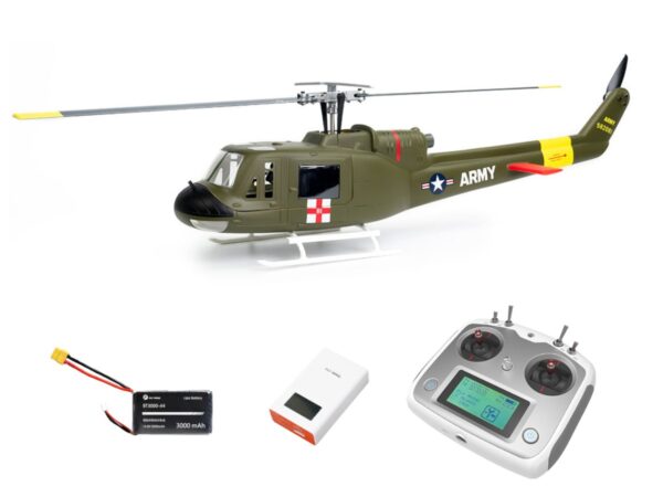 FLY WING UH-1 Huey V4 - Smart Scale Helikopter - GPS RTF-Set