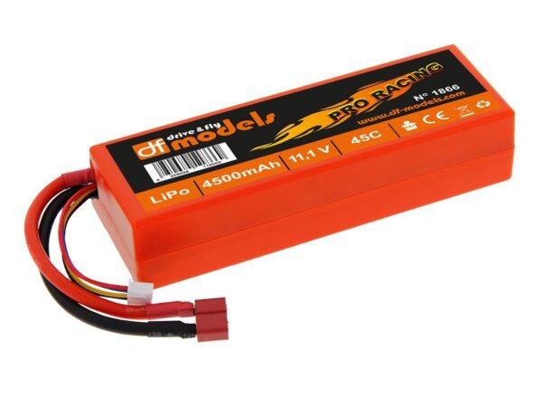 LiPo Akku 3S / 11.1V, 4500mAh mit T-Plug - 45C - df-Models