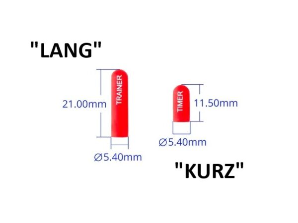 RadioMaster Silikon Schalterabdeckung - Kappen Set - Kurz - Rot – Bild 3