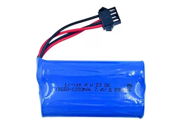 Akku Li-Ion 2S / 7.4V, 1200mAh - 18650